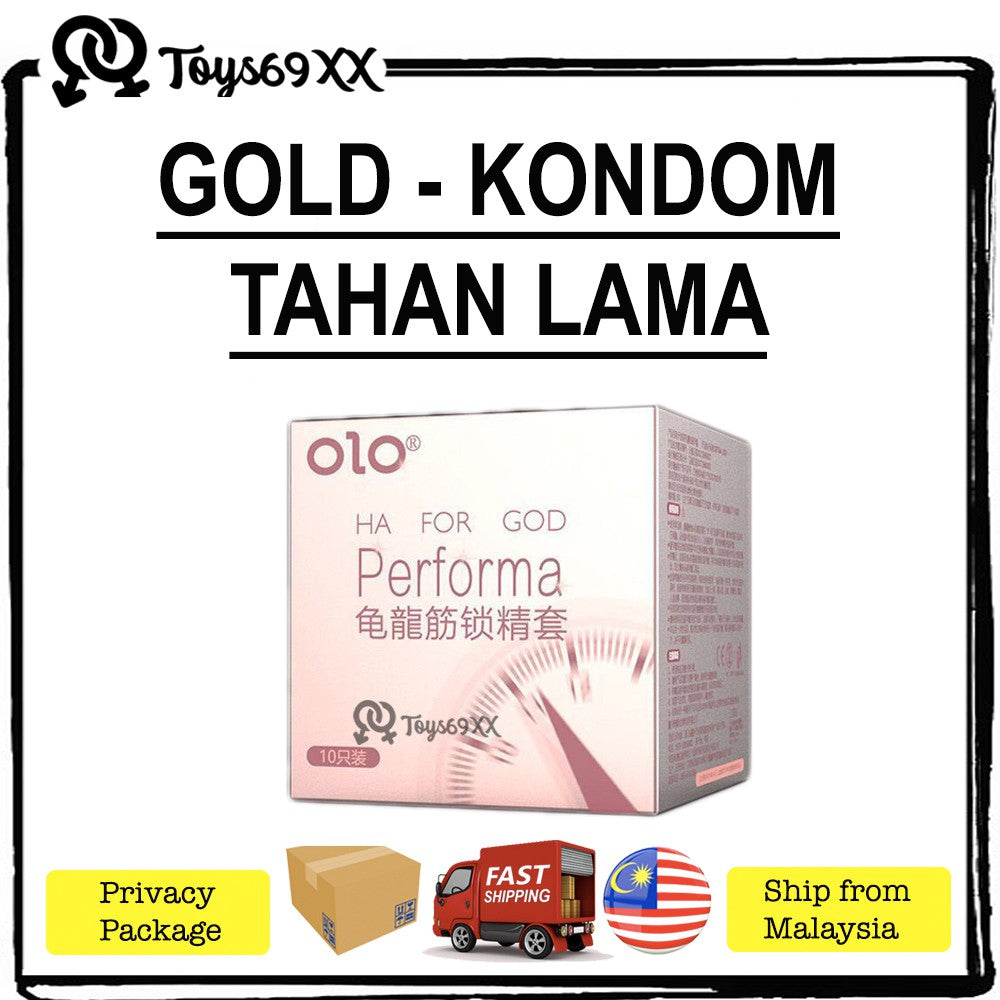 OLO 001 Condom "0.01mm Thinnest Long lasting Sex" Kondom 001 Natural Latex - Kondom Tahan Lama Kondom Berduri Kondom Nip