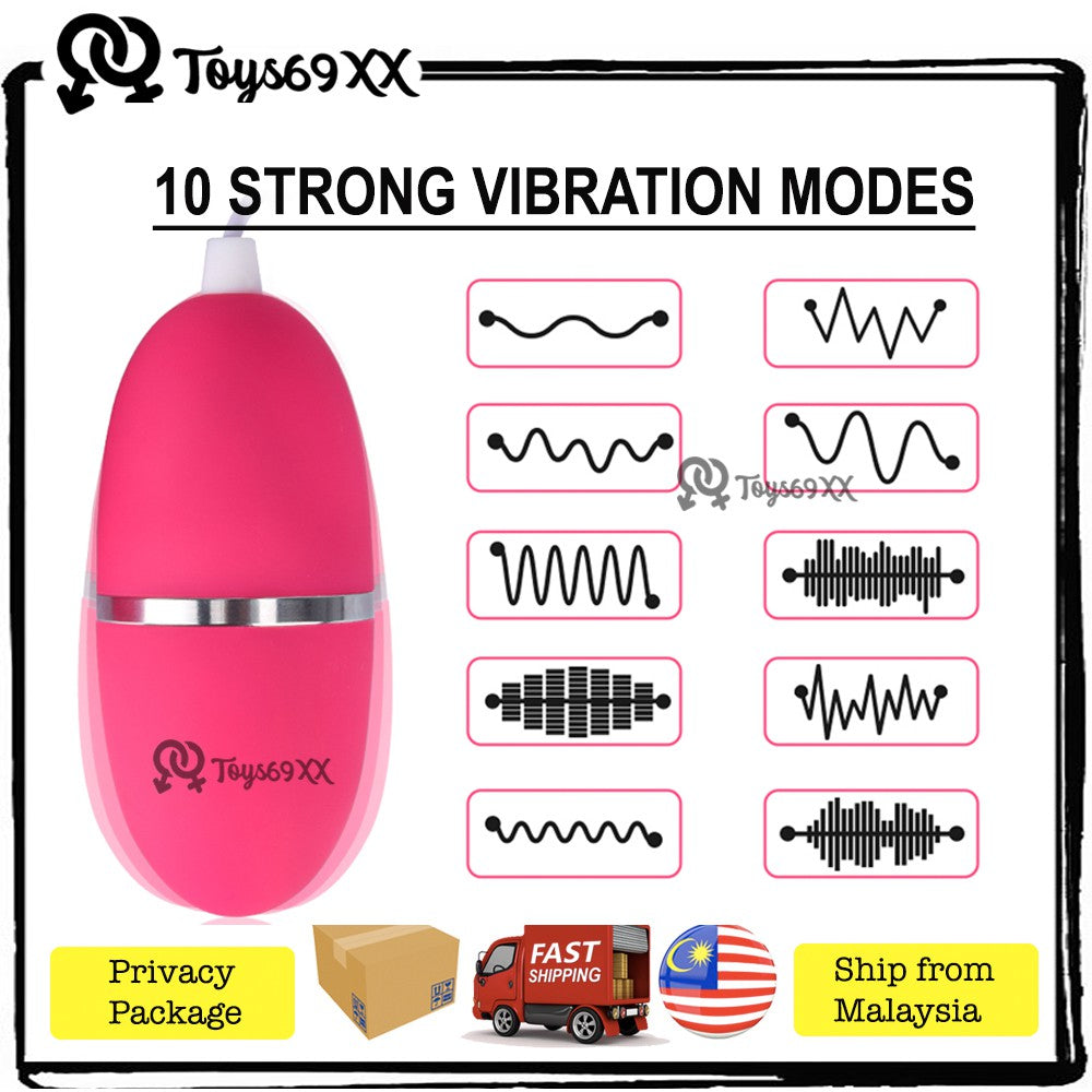 Wired Bullet Double Vibrator Clitoris Massager Multi-Speed Powerful Vibrating Egg Female Vaginal Exercise Sex Toy