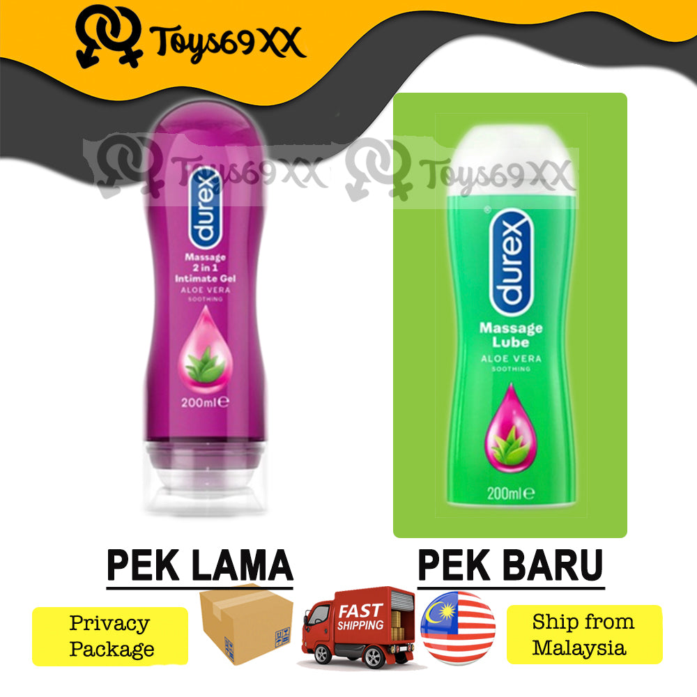 [100% ORIGINAL] NEW PACKAGING Durex Play Warming/Tingle/Saucy Strawberry/Aloe Vera/Classic 100ml