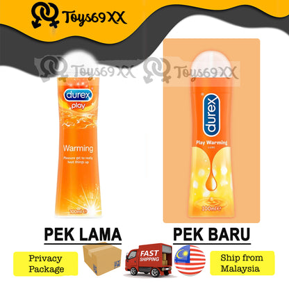 [100% ORIGINAL] NEW PACKAGING Durex Play Warming/Tingle/Saucy Strawberry/Aloe Vera/Classic 100ml