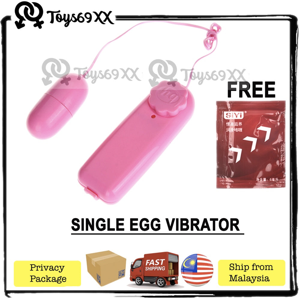 [FEMALE TOY] Single Egg Double Egg Vibrator Vibrating Dildo Bullet Vibration Massage Waterproof Jump Egg Sex Toy 情趣用品跳蛋