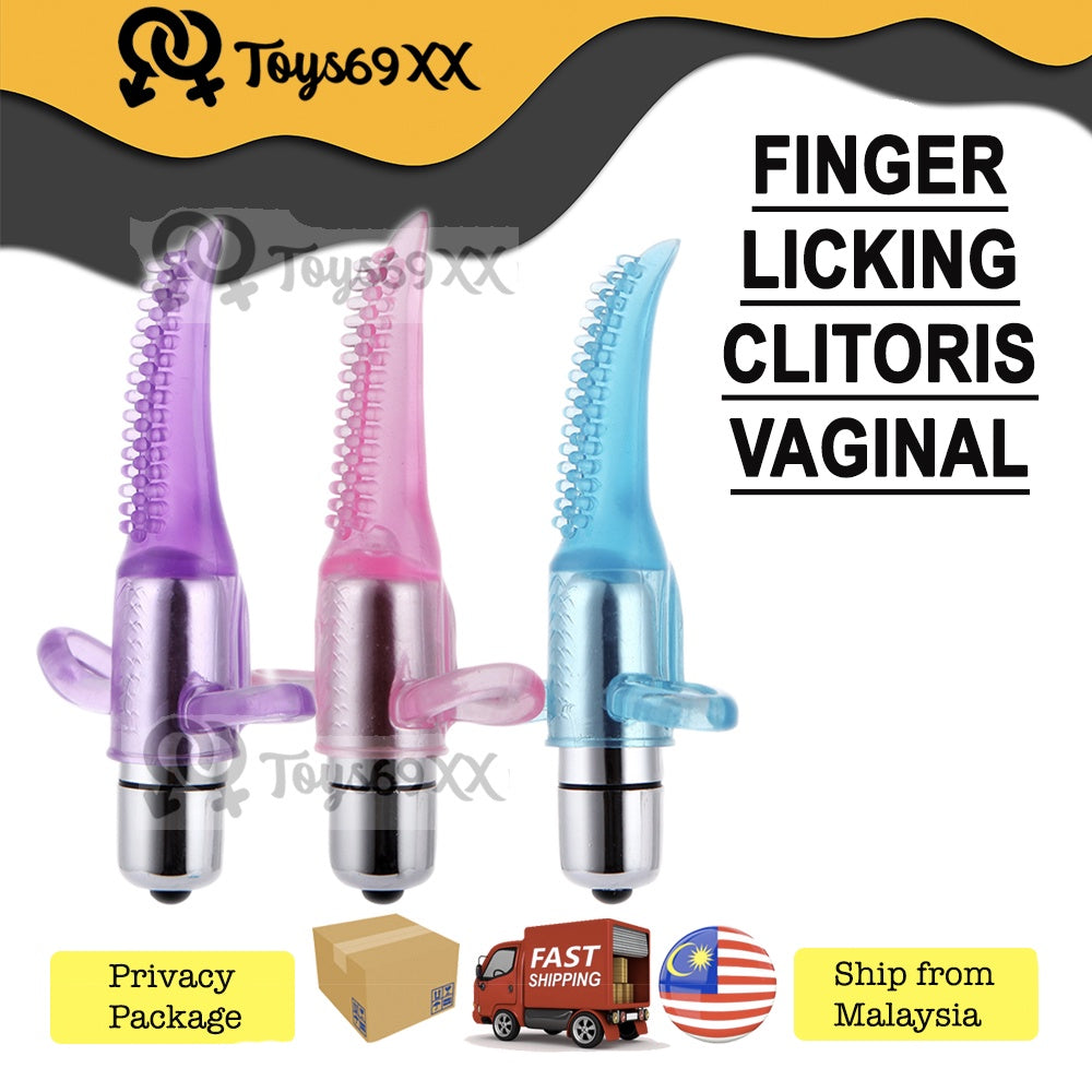 Lip Mouth Tongue Vibrator Thumb Finger Ring Vibrating G Spot Clitoral Stimulation Tongue Vibrator Female Sex Toy